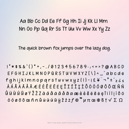 PGB "THAT GIRL" Handwritten Font