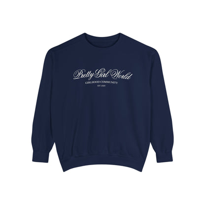 Pretty Girl World Vintage Crew